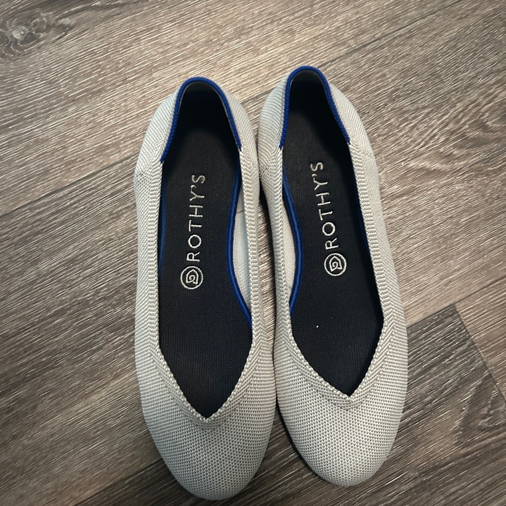 Rothy's Gray Loafers with Classic Design